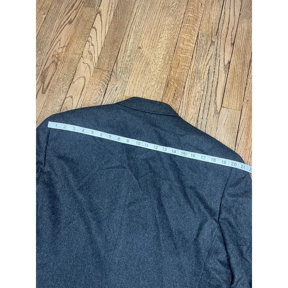 Jos A Bank Men's 44R Two Button Sport Coat Jacket Charcoal Gray‎ 100% Cashmere